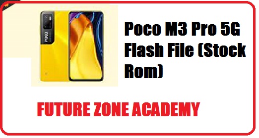 Xiaomi Poco M3 Pro Flash File