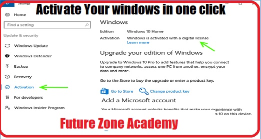 Activate Windows 7, 8 ,10 And 10 Pro