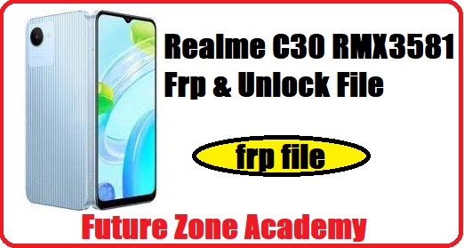 Realme C30 RMX3581 Frp File