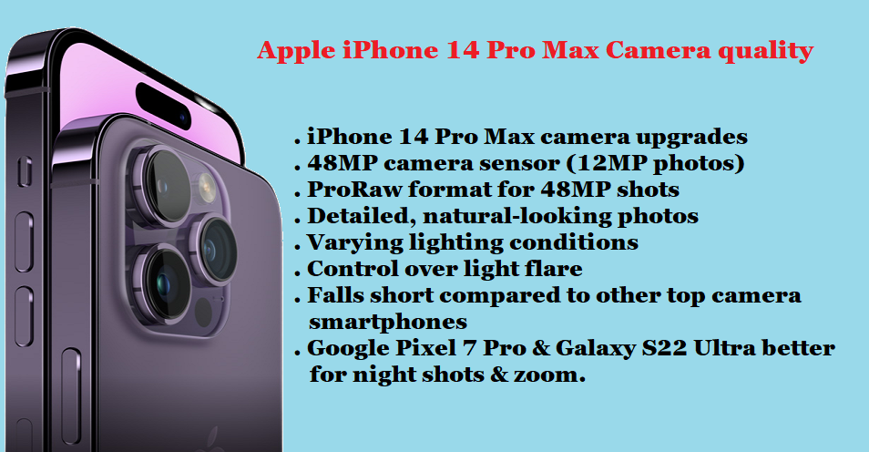 Apple iPhone 14 Pro Max Camera quality