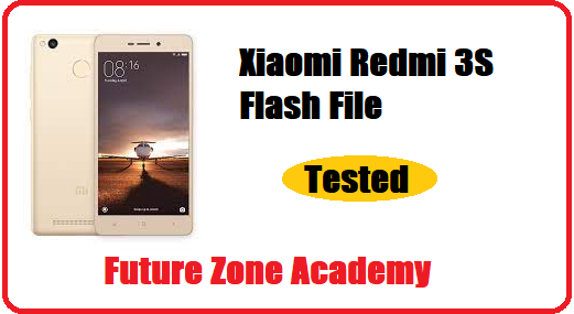 Redmi 3S Flash File