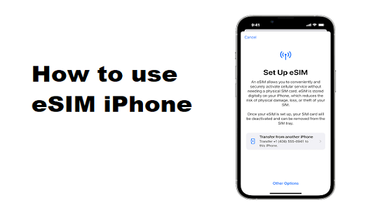 How to use eSIM iPhone