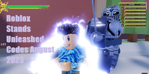 Roblox Stands Unleashed Codes August 2023