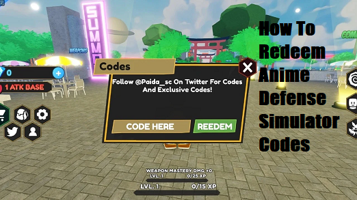 How To Redeem Anime Defense Simulator Codes