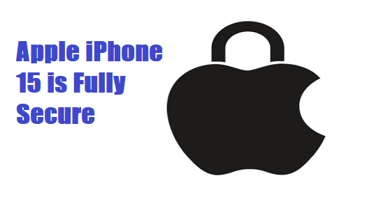 iphone 15 Security feature